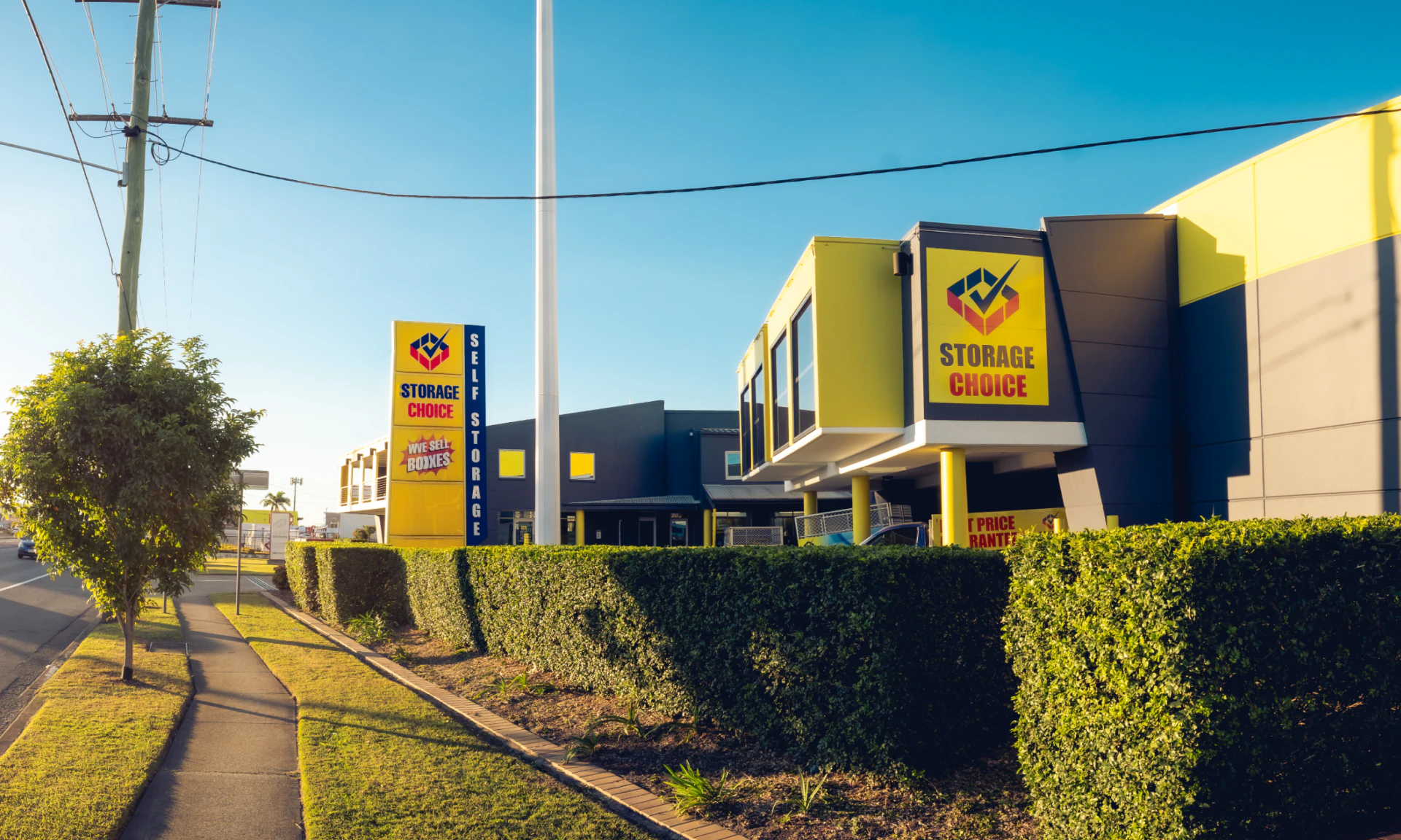 Exterior of the Storage Choice Coopers Plains self-storage facility